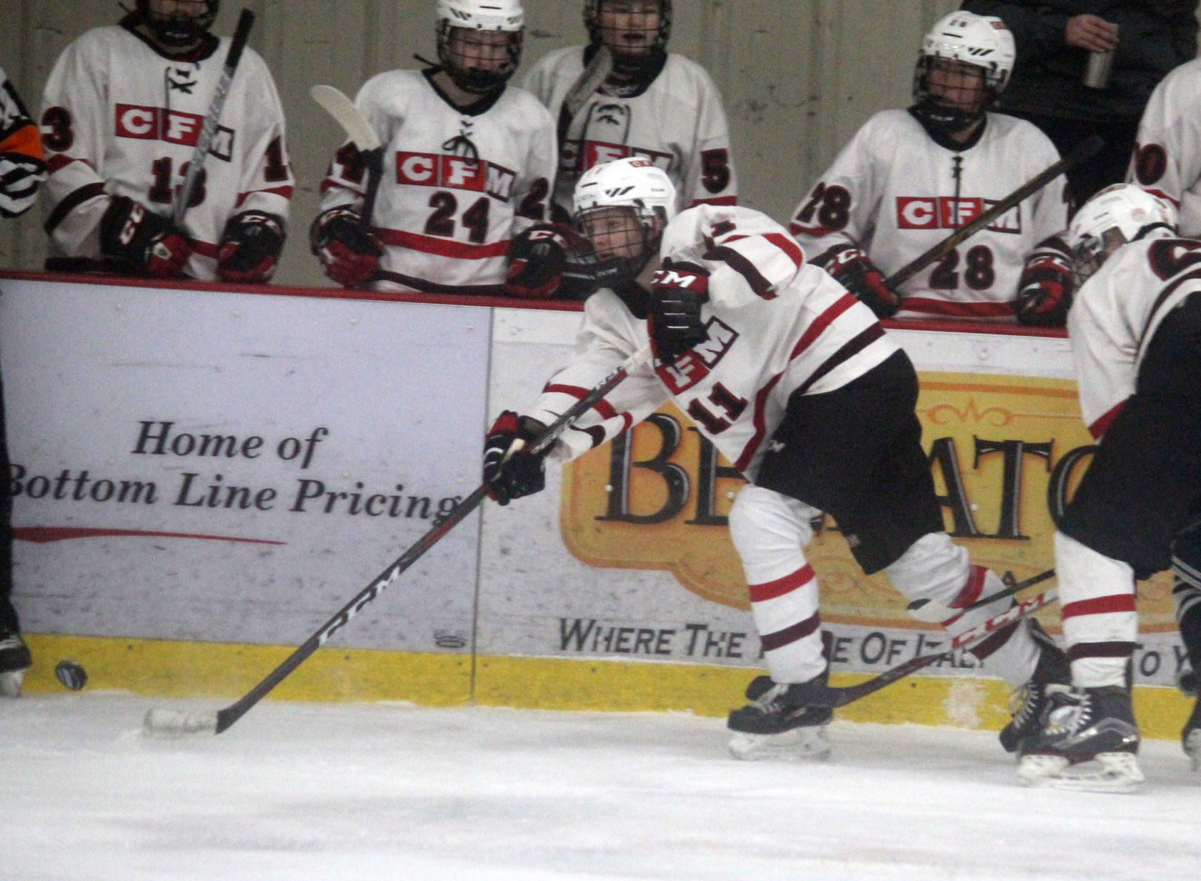 Hudson at Chi-Hi/Menomonie girls hockey 1-10-19